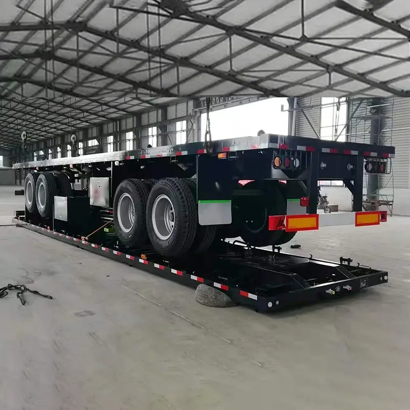 Cad é struchtúr Flatbed Semi Trailer?