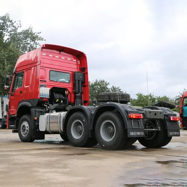 Tarracóir Truck Sinotruk Howo 10 Wheelers 6*4 le Euro 2 Euro 4 371hp 380hp 420hp