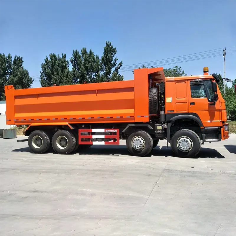 Sinotruk Howo 12 Wheelers Tipper Truck Euro 2 fágtha ag Tiomáint Láimhe